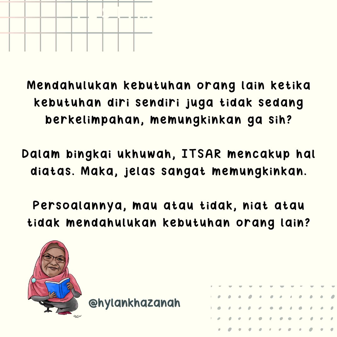 Mendahulukan Orang Lain