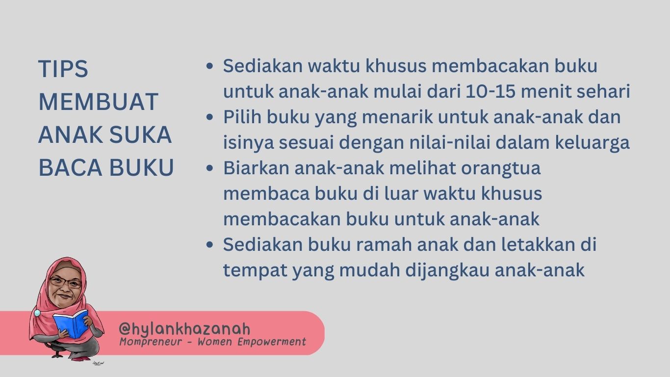 Bikin Anak Suka Baca Buku itu Gampang